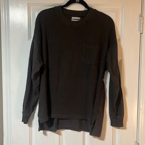 Oversized UO waffle knit long sleeve